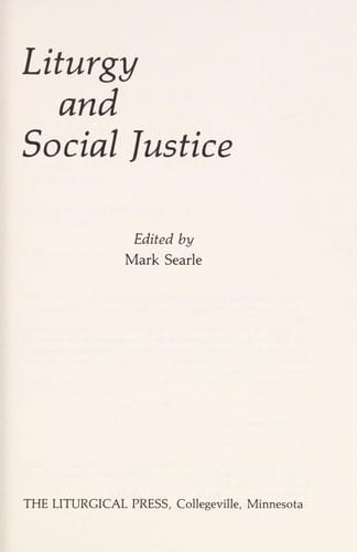 Liturgy and social justice
