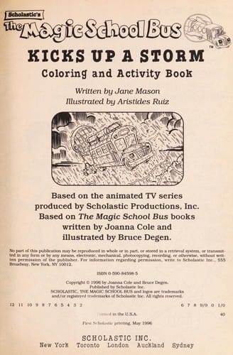 Scholastic's The magic school bus kicks up a storm