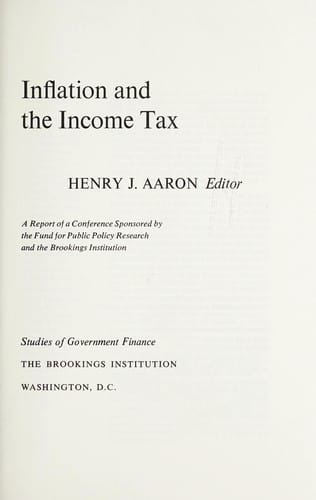 Inflation and the income tax
