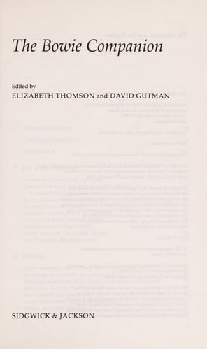 The Bowie companion