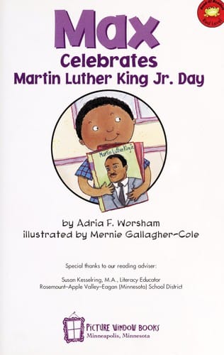 Max celebrates Martin Luther King Jr. Day