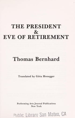 The president & Eve of retirement
