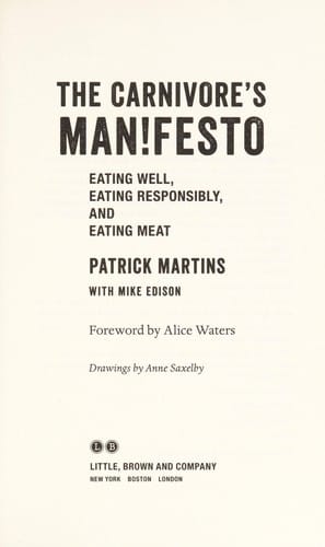 The carnivore's man!festo