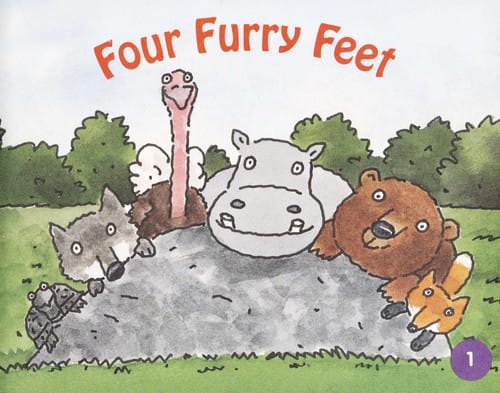 Four furry feet