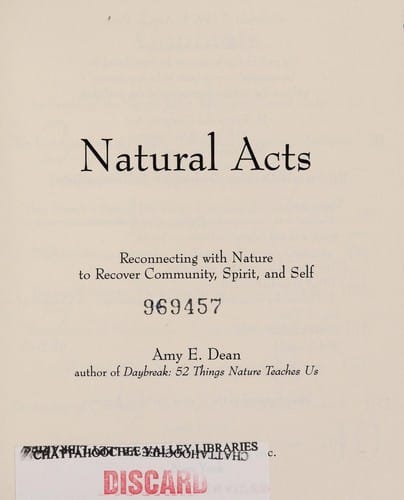 Natural acts