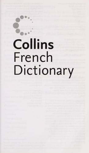 Collins French dictionary