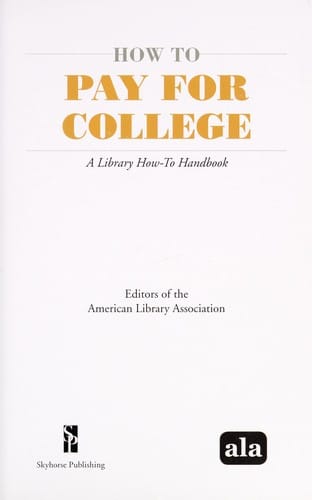 How to pay for college