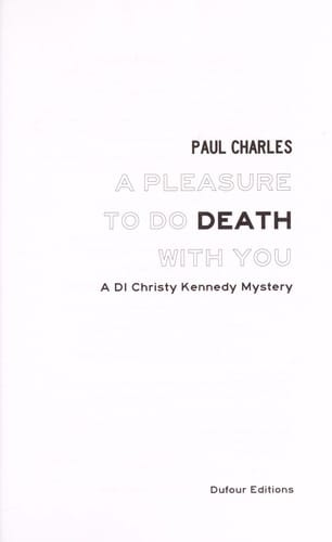 A pleasure to do death with you