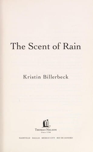 The scent of rain