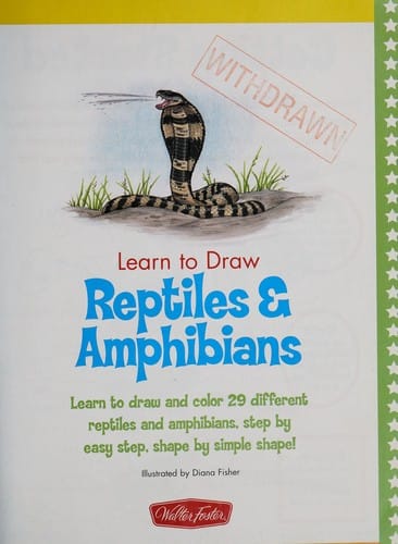 Draw and color reptiles & amphibians