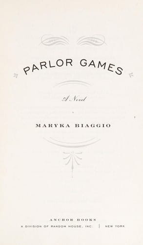 Parlor games