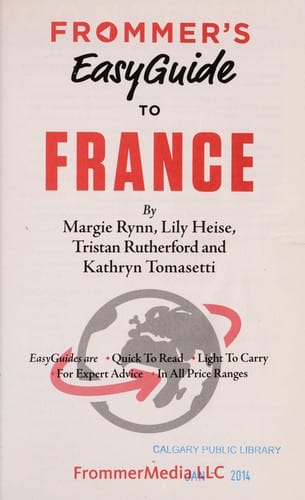 Frommer's easyguide to France