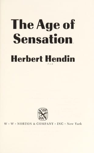 The age of sensation