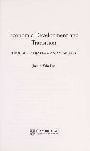 Economic development and transition