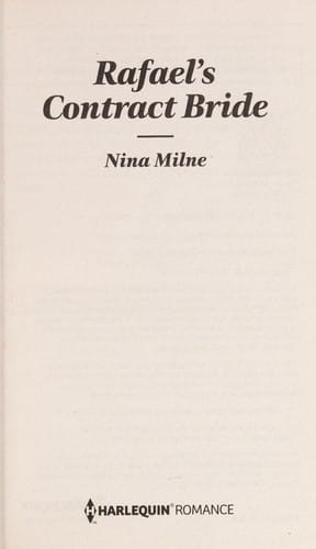 Rafael's Contract Bride