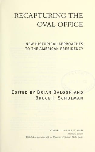 Recapturing the Oval Office