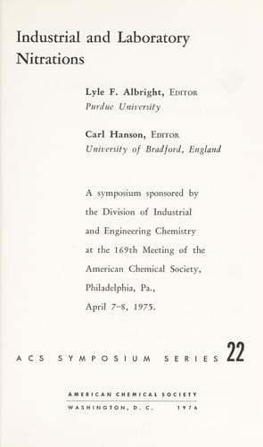 Industrial and laboratory nitrations