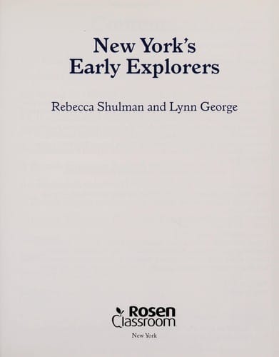 New York's early explorers