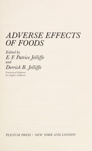 Adverse effects of foods