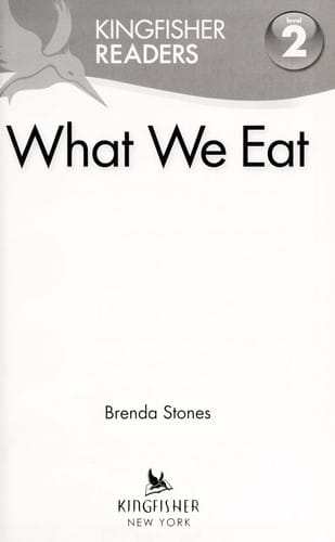 What we eat