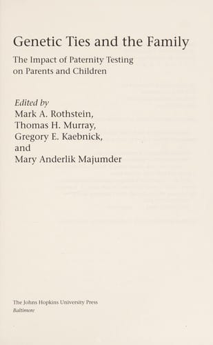 Genetic ties and the family