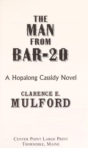The man from Bar-20