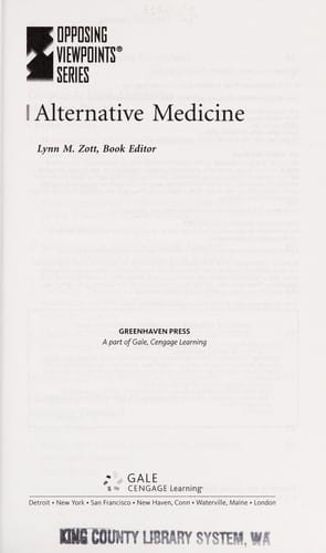 Alternative medicine