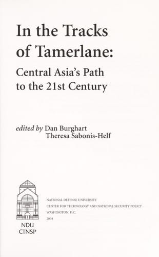 In the tracks of Tamerlane