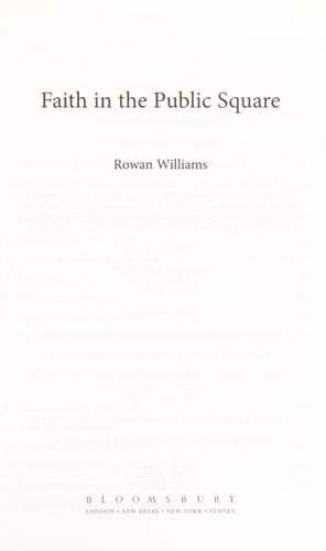 Faith in the public square