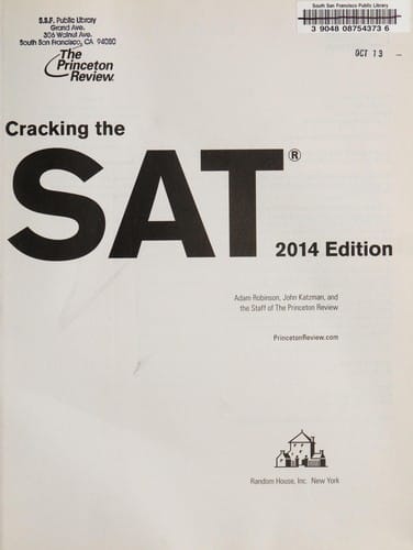 Cracking the SAT