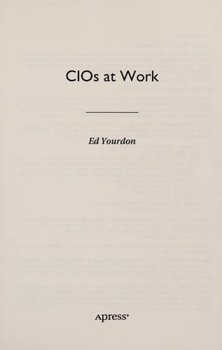 CIOs at Work