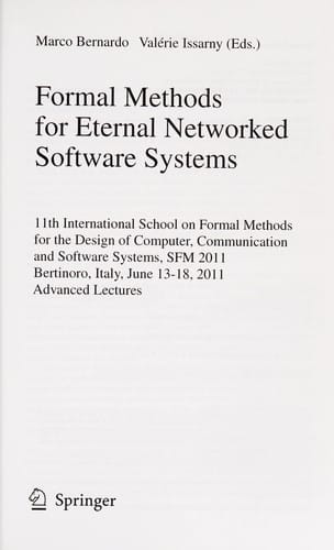 Formal Methods for Eternal Networked Software Systems