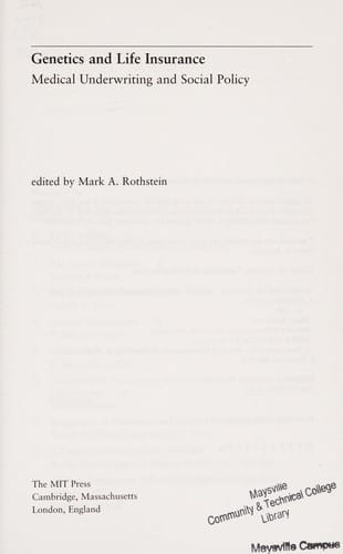 Genetics and life insurance