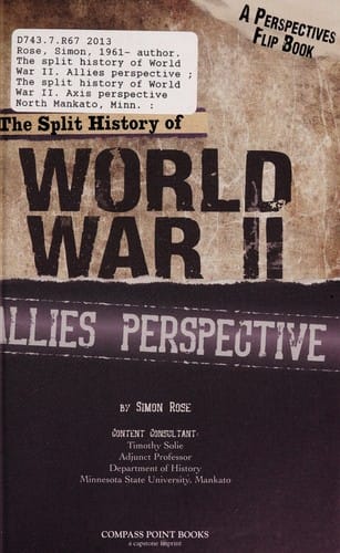 The split history of World War II