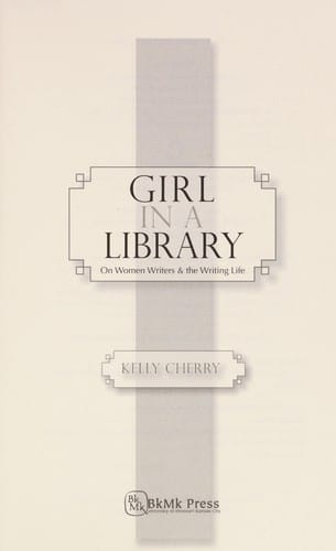 Girl in a library