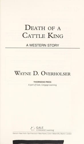 Death of a cattle king
