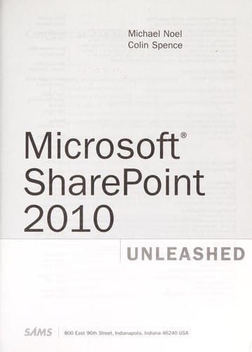 Microsoft SharePoint 2010 unleashed