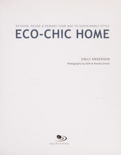 Eco-chic home