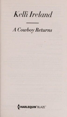A cowboy returns