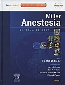 Miller anestesia - 7. ed.