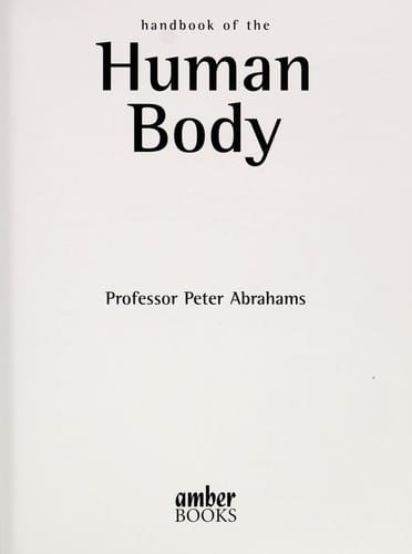 Handbook of the human body