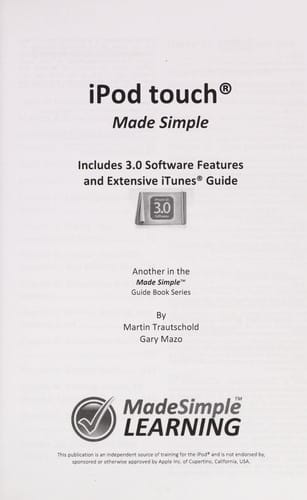 IPod touch made simple