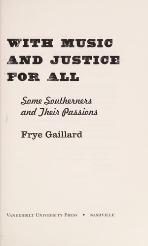 With music and justice for all