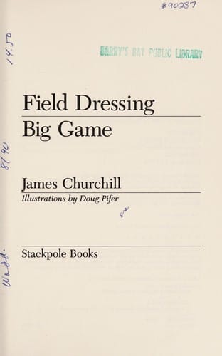 Field dressing big game