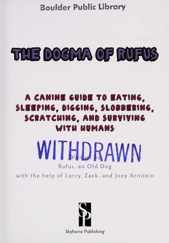 The dogma of Rufus