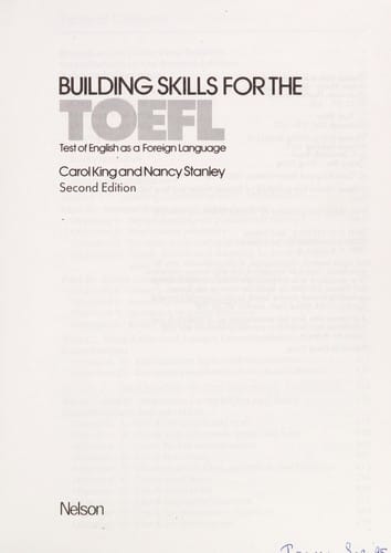 Building skills for the TOEFL