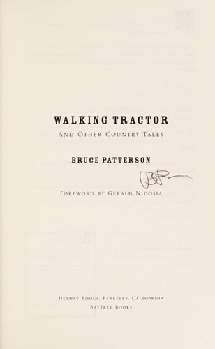 Walking tractor and other country tales