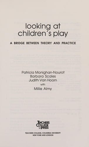 Looking at children's play