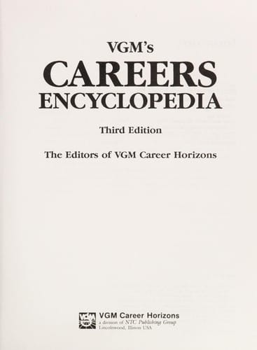 VGM's careers encyclopedia