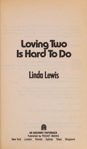Loving two is hard to do